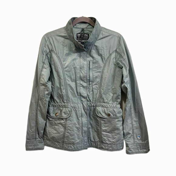 KUHL Projekt Blue Utility Full Zip Hiking Sports Jacket Coat Women's Size Medium - Picture 2 of 14